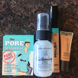 Assortment of makeup